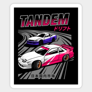 JDM cars drift Tandem Magnet